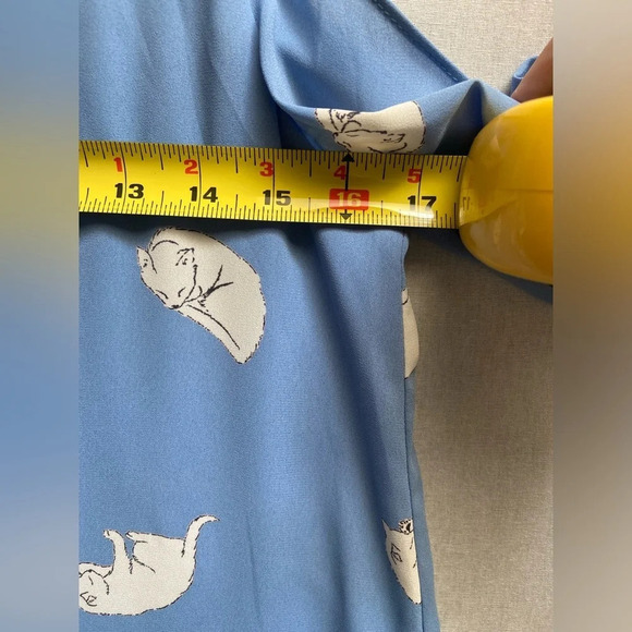 Everly Peek a boo  shoulder rolling cat dress Sz S - Picture 9 of 9
